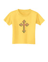 Easter Color Cross Toddler T-Shirt-Toddler T-Shirt-TooLoud-Yellow-2T-Davson Sales