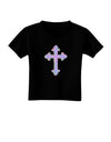 Easter Color Cross Toddler T-Shirt Dark-Toddler T-Shirt-TooLoud-Black-2T-Davson Sales