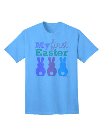 Easter Delight: Three Bunnies Adult T-Shirt by TooLoud-Mens T-shirts-TooLoud-Aquatic-Blue-Small-Davson Sales