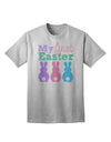 Easter Delight: Three Bunnies Adult T-Shirt by TooLoud-Mens T-shirts-TooLoud-AshGray-Small-Davson Sales