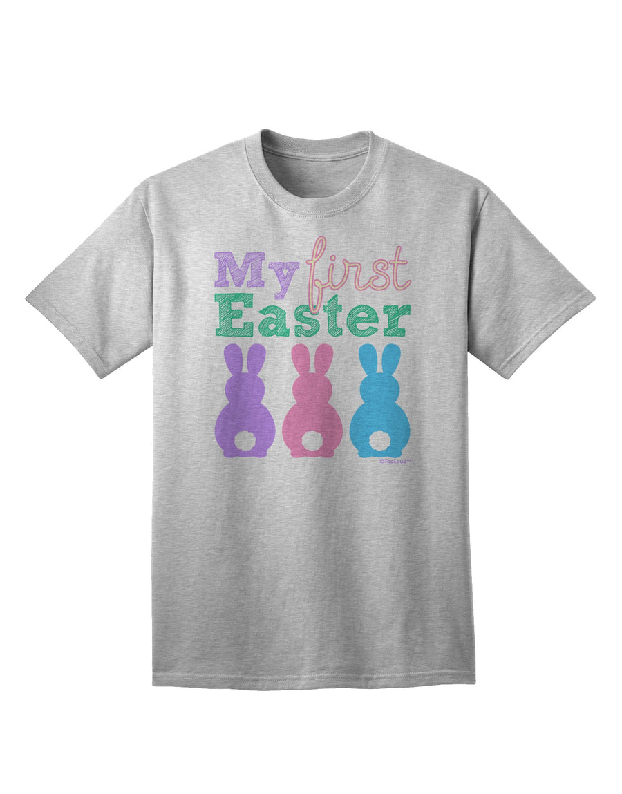 Easter Delight: Three Bunnies Adult T-Shirt by TooLoud-Mens T-shirts-TooLoud-White-Small-Davson Sales