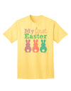 Easter Delight: Three Bunnies Adult T-Shirt by TooLoud-Mens T-shirts-TooLoud-Yellow-Small-Davson Sales