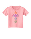 Easter Egg Cross Faux Applique Toddler T-Shirt-Toddler T-Shirt-TooLoud-Candy-Pink-2T-Davson Sales