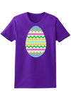 Easter Egg Easter Womens Dark T-Shirt - Ladies-TooLoud-Purple-X-Small-Davson Sales