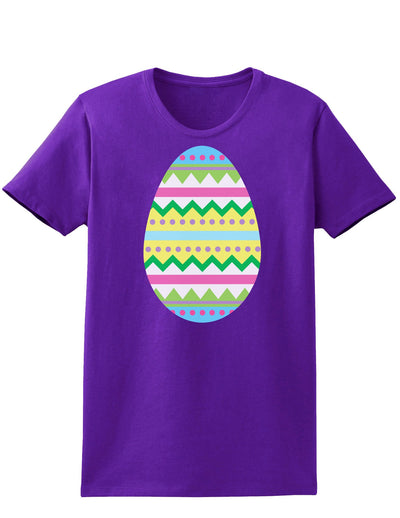 Easter Egg Easter Womens Dark T-Shirt - Ladies-TooLoud-Purple-X-Small-Davson Sales