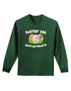 Easter Egg Extraordinaire Adult Long Sleeve Dark T-Shirt-TooLoud-Dark-Green-Small-Davson Sales