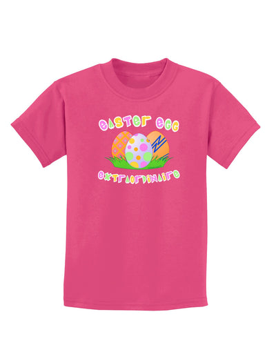 Easter Egg Extraordinaire Childrens Dark T-Shirt-Childrens T-Shirt-TooLoud-Sangria-X-Small-Davson Sales