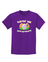 Easter Egg Extraordinaire Childrens Dark T-Shirt-Childrens T-Shirt-TooLoud-Purple-X-Small-Davson Sales