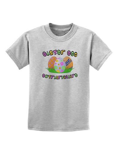 Easter Egg Extraordinaire Childrens T-Shirt-Childrens T-Shirt-TooLoud-AshGray-X-Small-Davson Sales