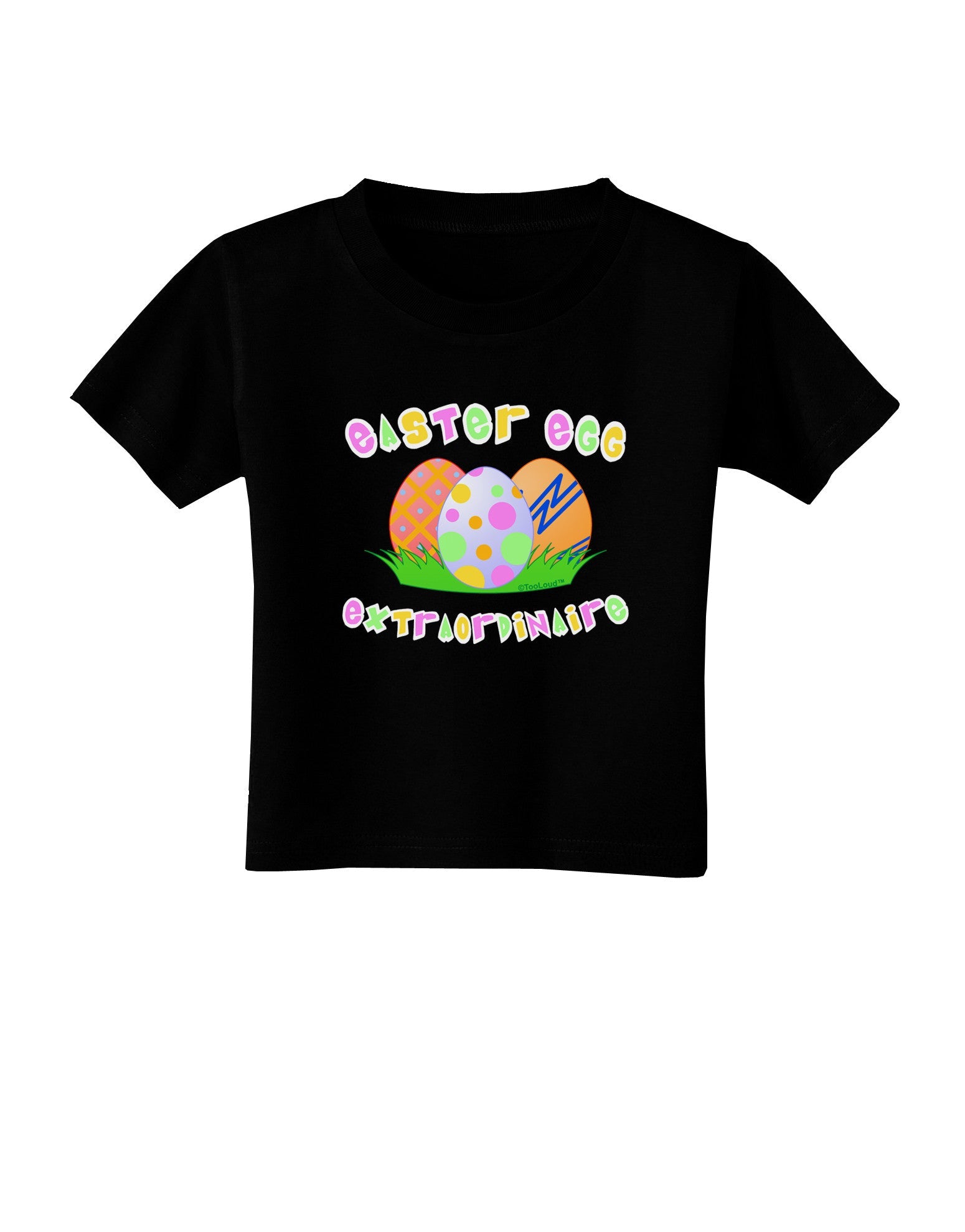 Easter Egg Extraordinaire Toddler T-Shirt Dark-Toddler T-Shirt-TooLoud-Black-2T-Davson Sales