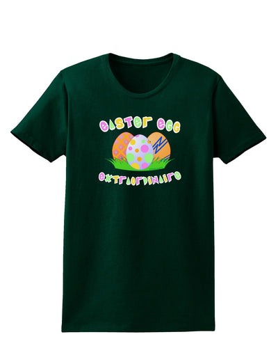 Easter Egg Extraordinaire Womens Dark T-Shirt-TooLoud-Forest-Green-Small-Davson Sales