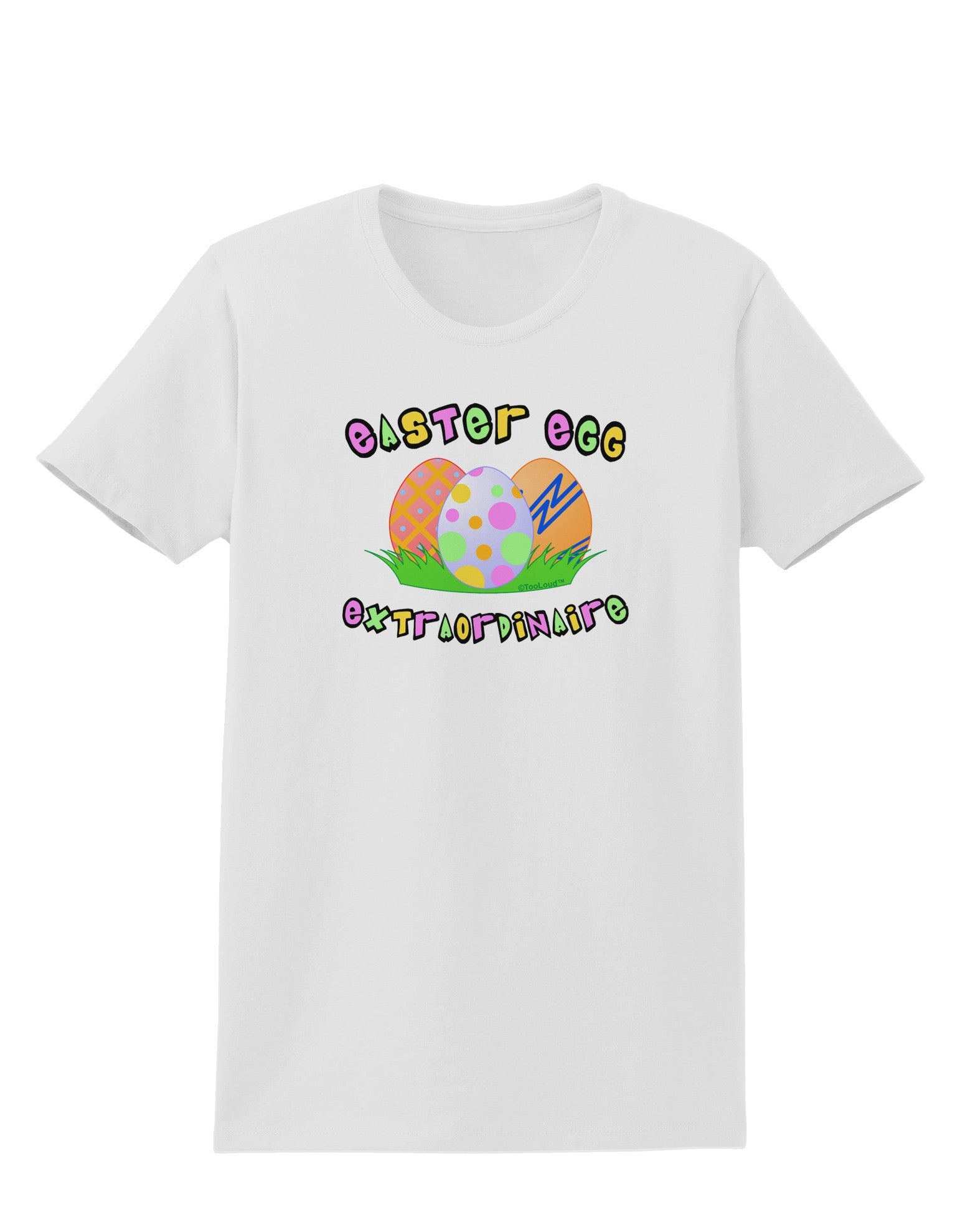 Easter Egg Extraordinaire Womens T-Shirt-Womens T-Shirt-TooLoud-White-X-Small-Davson Sales