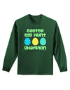 Easter Egg Hunt Champion - Blue and Green Adult Long Sleeve Dark T-Shirt by TooLoud-TooLoud-Dark-Green-Small-Davson Sales