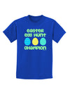 Easter Egg Hunt Champion - Blue and Green Childrens Dark T-Shirt by TooLoud-Childrens T-Shirt-TooLoud-Royal-Blue-X-Small-Davson Sales