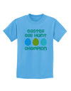 Easter Egg Hunt Champion - Blue and Green Childrens T-Shirt by TooLoud-Childrens T-Shirt-TooLoud-Aquatic-Blue-X-Small-Davson Sales