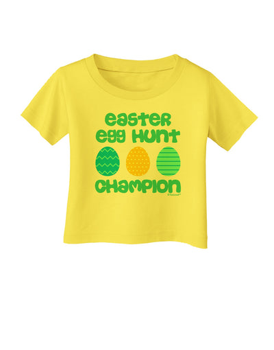 Easter Egg Hunt Champion - Blue and Green Infant T-Shirt by TooLoud-Infant T-Shirt-TooLoud-Yellow-06-Months-Davson Sales