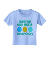 Easter Egg Hunt Champion - Blue and Green Toddler T-Shirt by TooLoud-Toddler T-Shirt-TooLoud-Aquatic-Blue-2T-Davson Sales