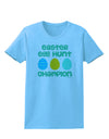 Easter Egg Hunt Champion - Blue and Green Womens T-Shirt by TooLoud-Womens T-Shirt-TooLoud-Aquatic-Blue-X-Small-Davson Sales