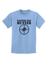 Easter Egg Hunter Black and White Childrens T-Shirt by TooLoud-Childrens T-Shirt-TooLoud-Light-Blue-X-Small-Davson Sales