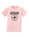 Easter Egg Hunter Black and White Childrens T-Shirt by TooLoud-Childrens T-Shirt-TooLoud-PalePink-X-Small-Davson Sales