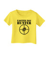 Easter Egg Hunter Black and White Infant T-Shirt by TooLoud-Infant T-Shirt-TooLoud-Yellow-06-Months-Davson Sales