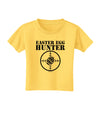 Easter Egg Hunter Black and White Toddler T-Shirt by TooLoud-Toddler T-Shirt-TooLoud-Yellow-2T-Davson Sales