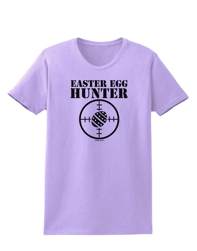 Easter Egg Hunter Black and White Womens T-Shirt by TooLoud-Womens T-Shirt-TooLoud-Lavender-X-Small-Davson Sales