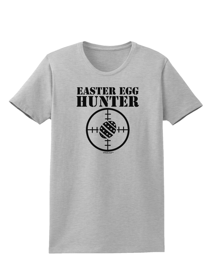 Easter Egg Hunter Black and White Womens T-Shirt by TooLoud-Womens T-Shirt-TooLoud-White-X-Small-Davson Sales