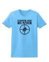 Easter Egg Hunter Black and White Womens T-Shirt by TooLoud-Womens T-Shirt-TooLoud-Aquatic-Blue-X-Small-Davson Sales