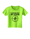 Easter Egg Hunter Distressed Toddler T-Shirt by TooLoud-Toddler T-Shirt-TooLoud-Lime-Green-2T-Davson Sales