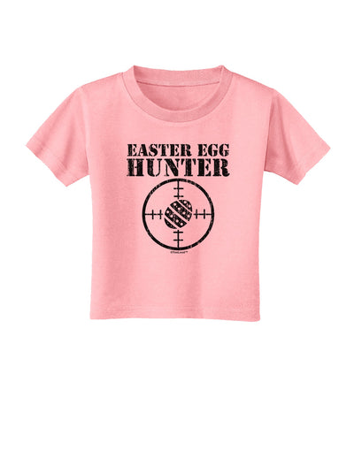 Easter Egg Hunter Distressed Toddler T-Shirt by TooLoud-Toddler T-Shirt-TooLoud-Candy-Pink-2T-Davson Sales