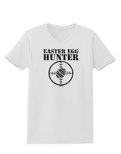 Easter Egg Hunter Distressed Womens T-Shirt by TooLoud-Womens T-Shirt-TooLoud-White-X-Small-Davson Sales