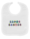 Easter Eggs Happy Easter Baby Bib