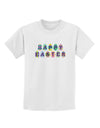 Easter Eggs Happy Easter Childrens T-Shirt-Childrens T-Shirt-TooLoud-White-X-Small-Davson Sales