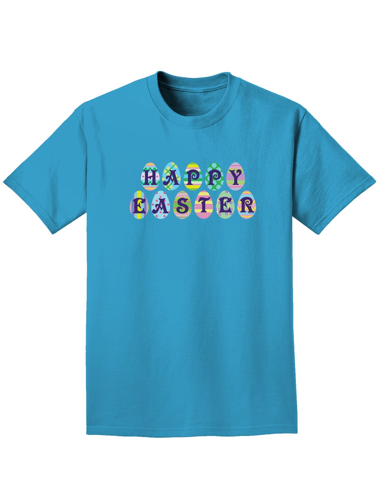 Easter Eggs Happy Easter Easter Adult Dark T-Shirt-Mens T-Shirt-TooLoud-Turquoise-Small-Davson Sales