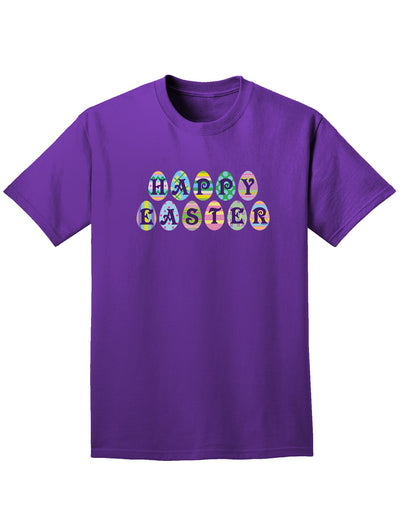 Easter Eggs Happy Easter Easter Adult Dark T-Shirt-Mens T-Shirt-TooLoud-Purple-Small-Davson Sales