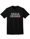 Easter Eggs Happy Easter Easter Adult Dark T-Shirt-Mens T-Shirt-TooLoud-Black-Small-Davson Sales