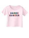 Easter Eggs Happy Easter Infant T-Shirt-Infant T-Shirt-TooLoud-Light-Pink-06-Months-Davson Sales