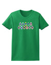 Easter Eggs Happy Easter Womens Dark T-Shirt-TooLoud-Kelly-Green-X-Small-Davson Sales