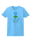 Easter Tulip Design - Blue Womens T-Shirt by TooLoud-Womens T-Shirt-TooLoud-Aquatic-Blue-X-Small-Davson Sales