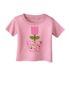 Easter Tulip Design - Pink Infant T-Shirt by TooLoud-Infant T-Shirt-TooLoud-Candy-Pink-06-Months-Davson Sales