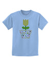 Easter Tulip Design - Yellow Childrens T-Shirt by TooLoud-Childrens T-Shirt-TooLoud-Light-Blue-X-Small-Davson Sales