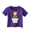 Easter Tulip Design - Yellow Infant T-Shirt Dark by TooLoud-Infant T-Shirt-TooLoud-Purple-06-Months-Davson Sales