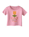 Easter Tulip Design - Yellow Infant T-Shirt by TooLoud-Infant T-Shirt-TooLoud-Candy-Pink-06-Months-Davson Sales