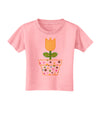 Easter Tulip Design - Yellow Toddler T-Shirt by TooLoud-Toddler T-Shirt-TooLoud-Candy-Pink-2T-Davson Sales