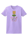 Easter Tulip Design - Yellow Womens T-Shirt by TooLoud-Womens T-Shirt-TooLoud-Lavender-X-Small-Davson Sales