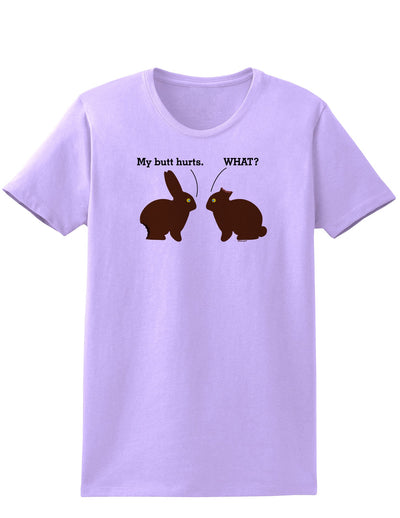 Easter Womens T-Shirt - Many Fun Designs to Choose From!-TooLoud-My-Butt-Hurts Lavender-X-Small-Davson Sales