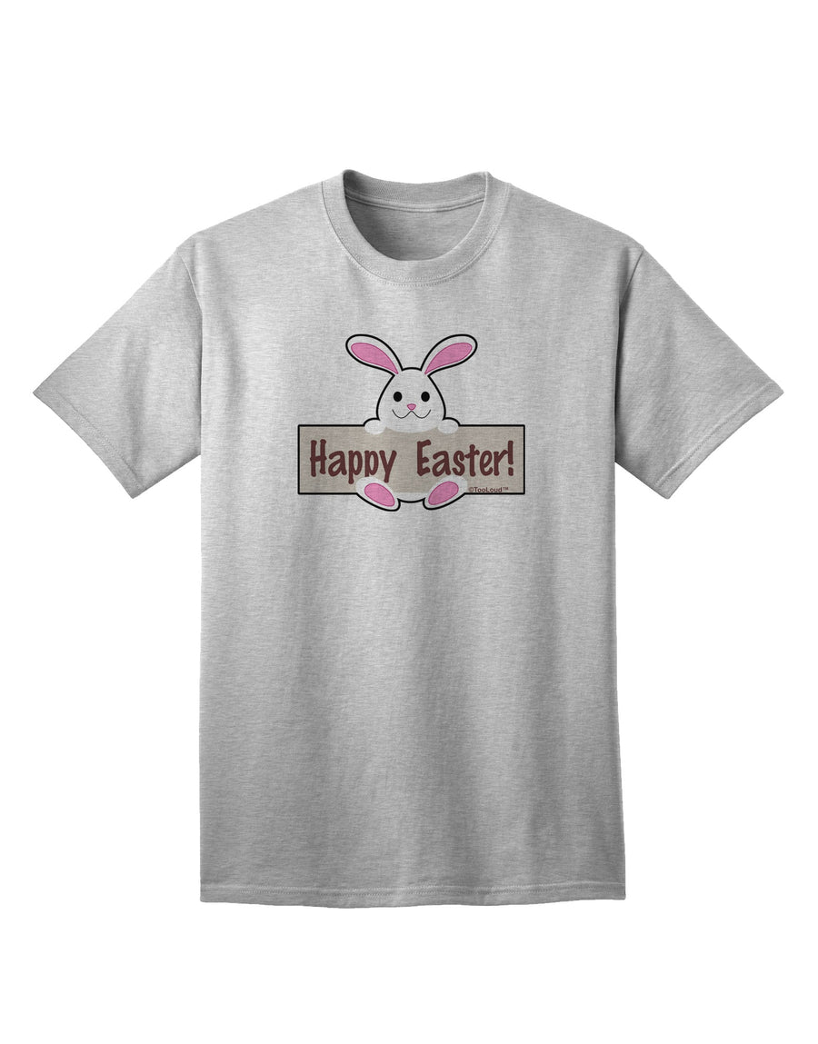 Easter-themed Adult T-Shirt featuring Adorable Bunny Design by TooLoud-Mens T-shirts-TooLoud-White-Small-Davson Sales