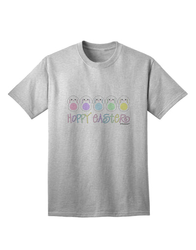 Easter-themed Adult T-Shirt featuring Adorable Pastel Bunnies by TooLoud-Mens T-shirts-TooLoud-AshGray-Small-Davson Sales