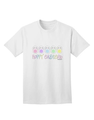 Easter-themed Adult T-Shirt featuring Adorable Pastel Bunnies by TooLoud-Mens T-shirts-TooLoud-White-Small-Davson Sales